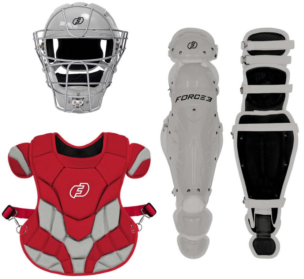 Build Your Own Catcher's Set | Defender Catchers Helmet, Chest Protector and Defender Leg Guards | Save 15% at Checkout