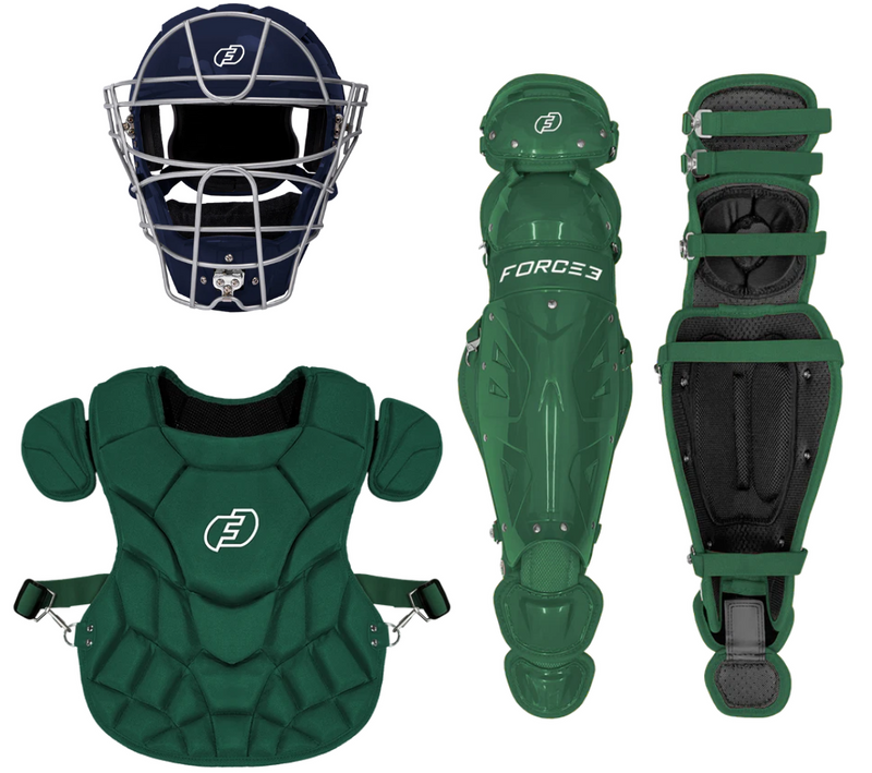 Build Your Own Catcher's Set | Defender Catchers Helmet, Chest Protector and Defender Leg Guards | Save 15% at Checkout