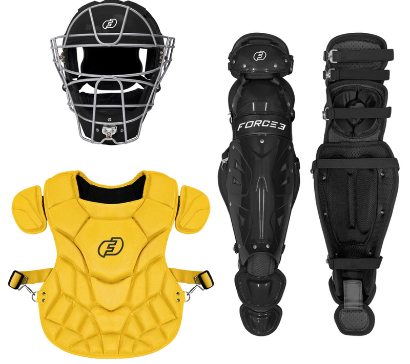 Build Your Own Catcher's Set | Defender Catchers Helmet, Chest Protector and Defender Leg Guards | Save 15% at Checkout