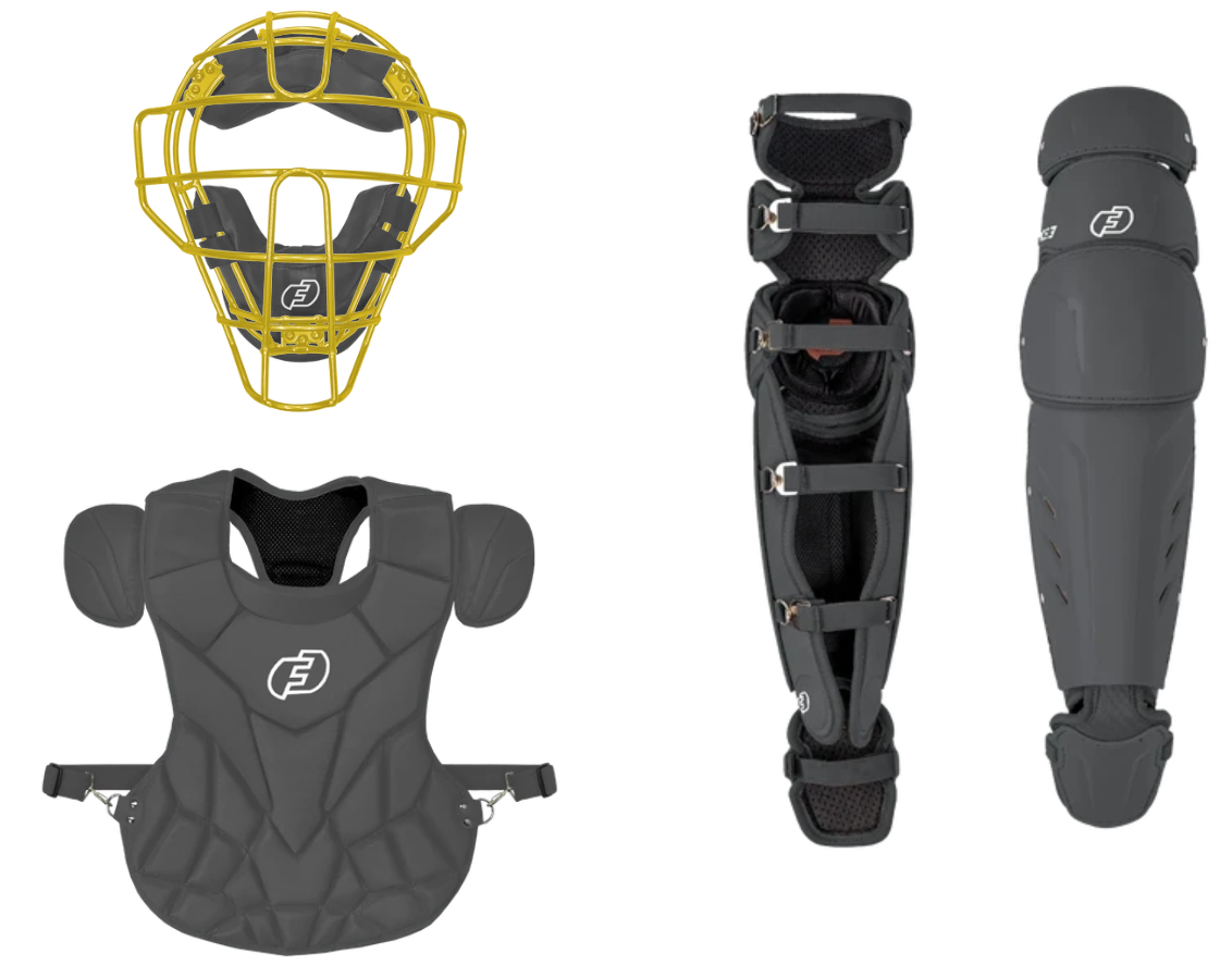 Build Your Own Catchers Set | Traditional Defender Mask, Chest Protector and XS3 leg guards | Save 15% at Checkout