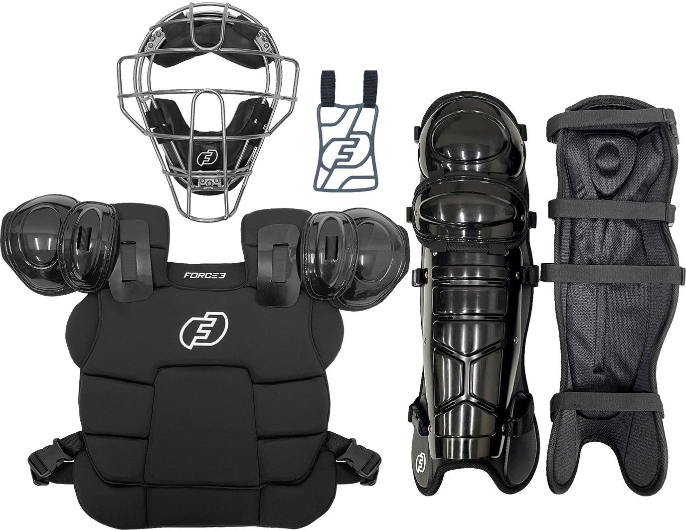 FORCE3 Ultimate Umpire Traditional Defender Mask Set