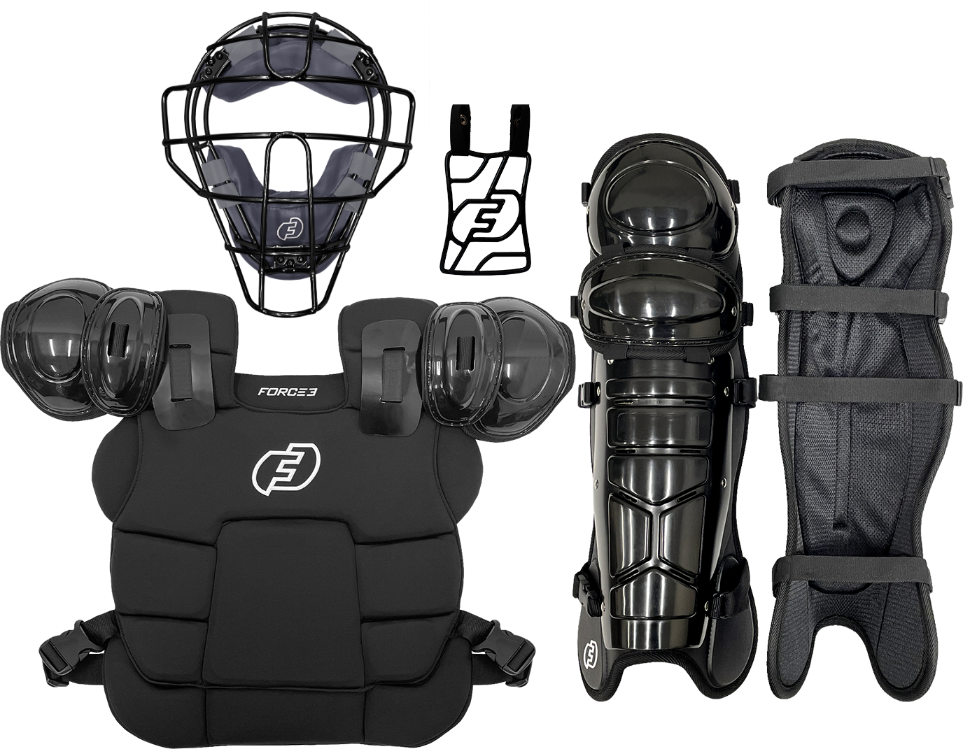 FORCE3 Ultimate Umpire Traditional Defender Mask Set