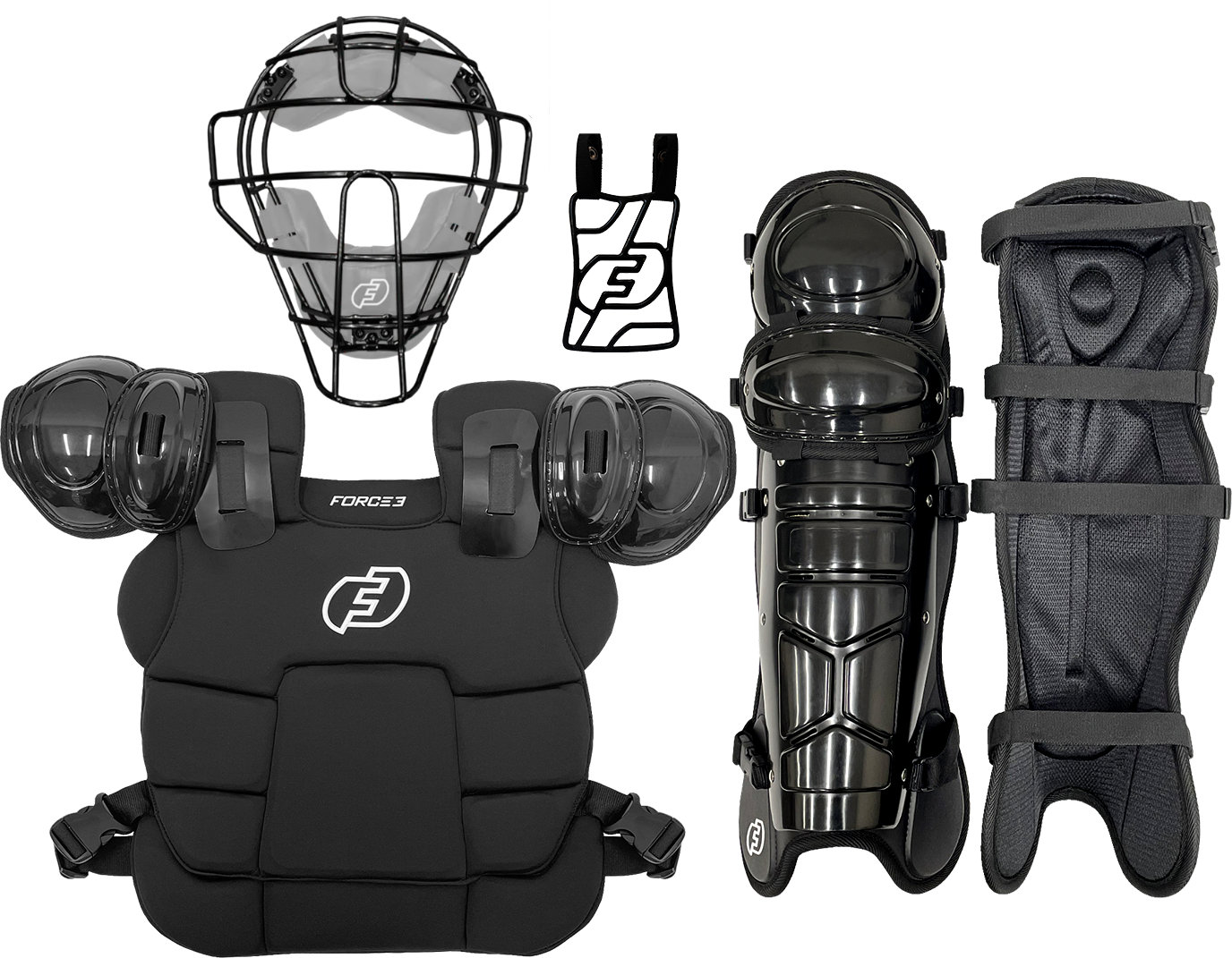 FORCE3 Ultimate Umpire Traditional Defender Mask Set