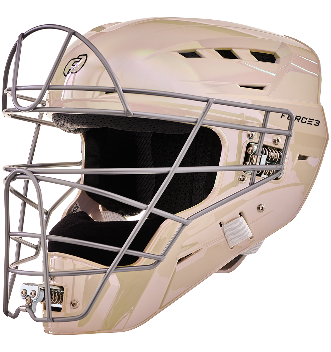 FORCE3 XS3® PRO Limited Edition Chrome Catchers Helmet | Meets NOCSAE
