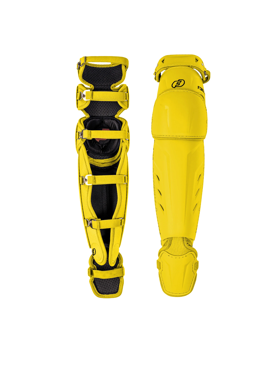 FORCE3 XS3® ELITE Leg Guards | Specifically Designed for use with the PitchCom® System - Adult