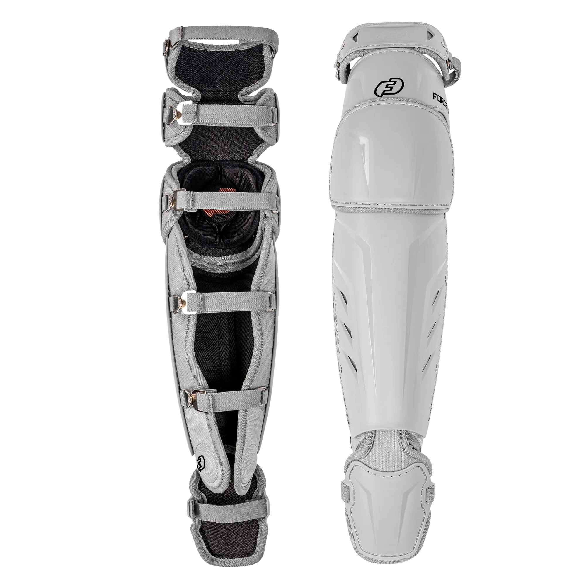 FORCE3 XS3® ELITE Leg Guards | Specifically Designed for use with the PitchCom® System - Adult