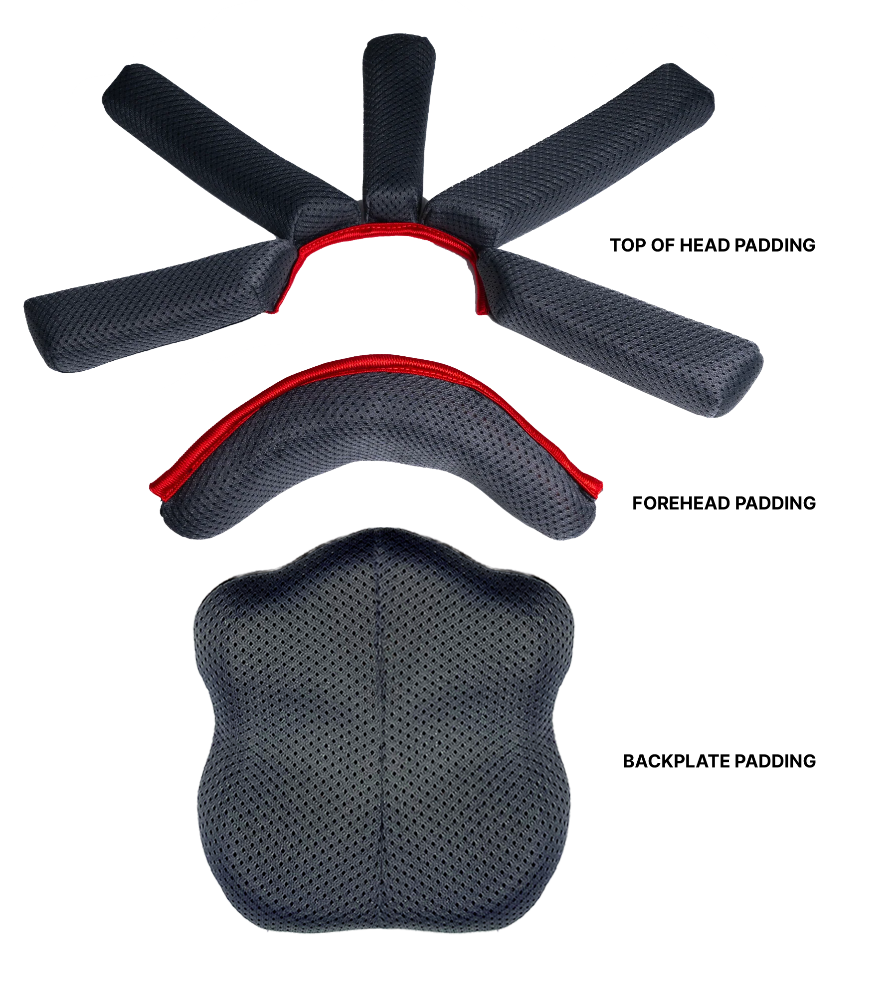 FORCE3 XS3® PRO Catchers Helmet Removable Inlay Pad System