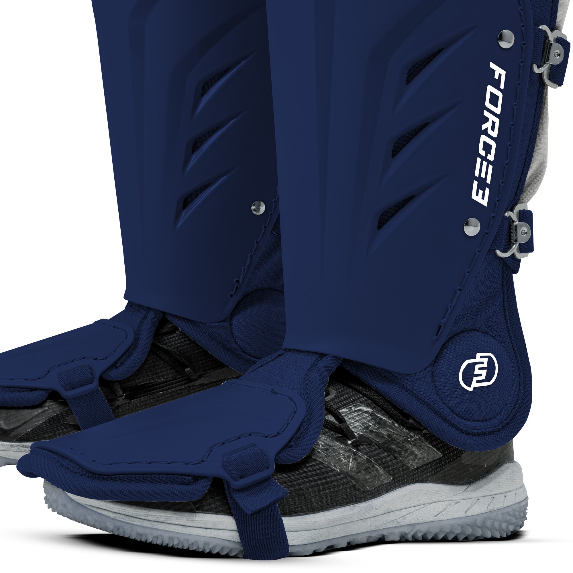 FORCE3 XS3® ELITE Leg Guards | Specifically Designed for use with the PitchCom® System - Adult