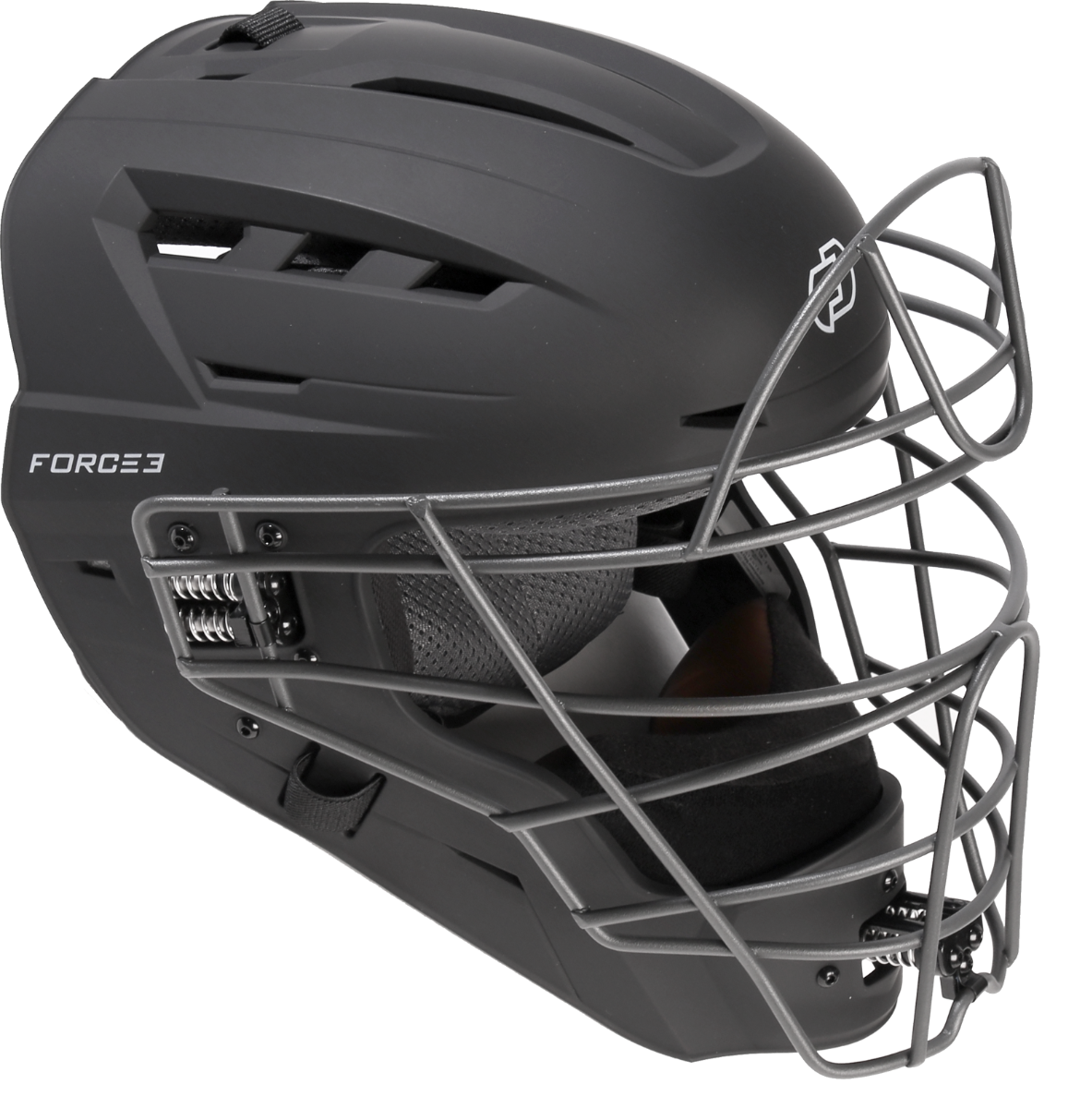 FORCE3 XS3® PRO Catchers Helmet | Matte |  Meets NOCSAE