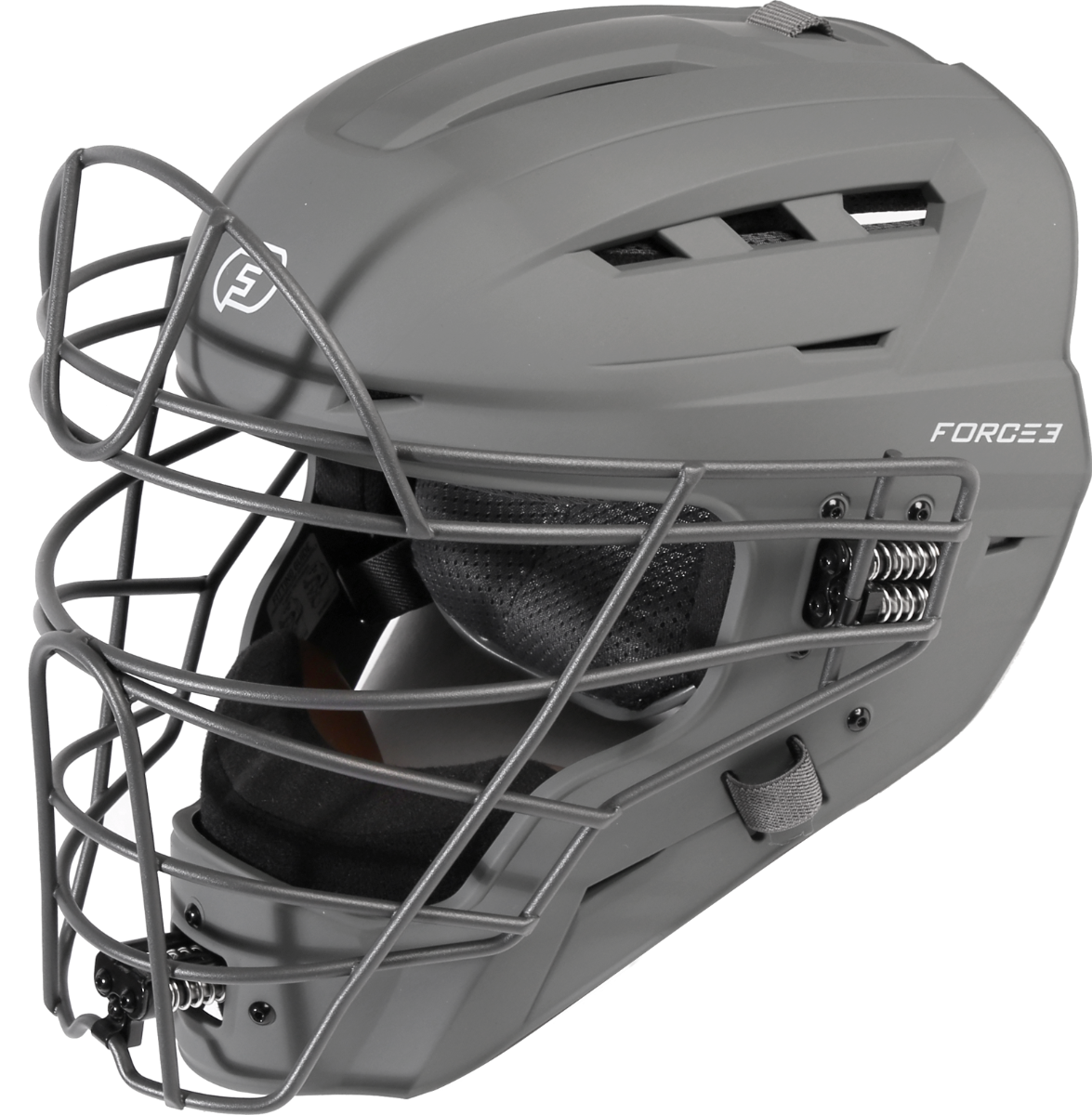 FORCE3 XS3® PRO Catchers Helmet | Matte |  Meets NOCSAE