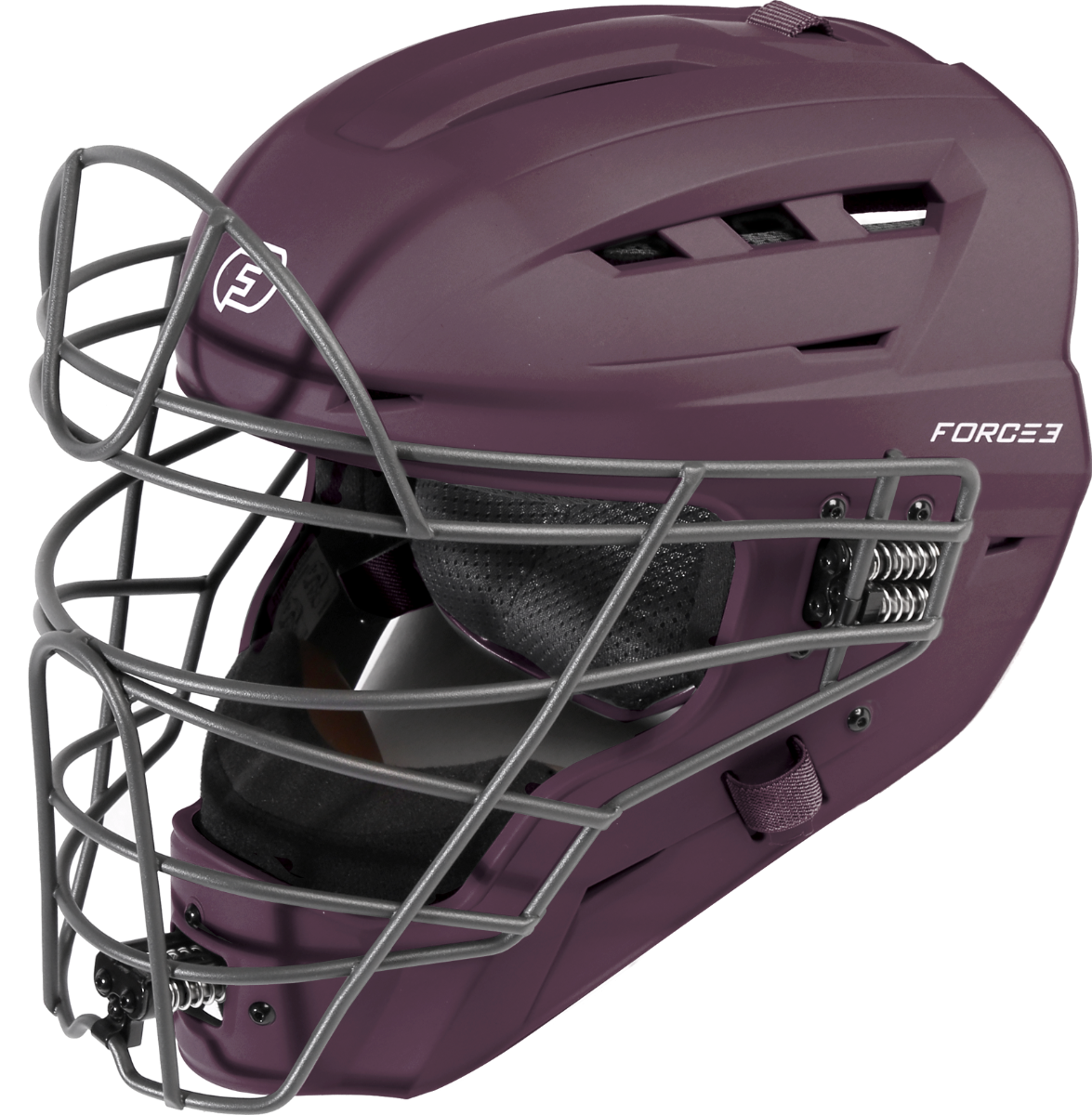 FORCE3 XS3® PRO Catchers Helmet | Matte |  Meets NOCSAE