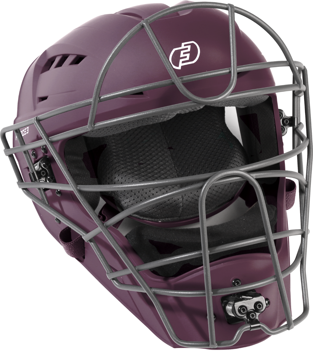 FORCE3 XS3® PRO Catchers Helmet | Matte |  Meets NOCSAE
